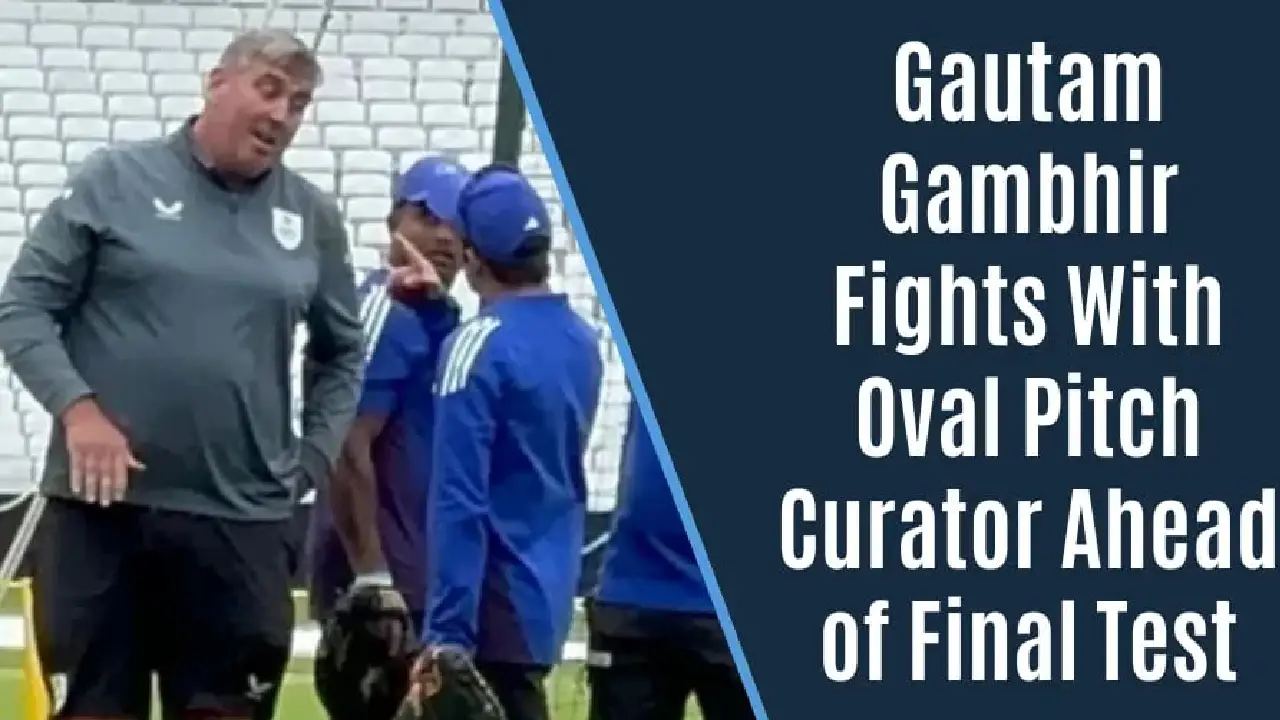 WATCH: Gambhir Lost His Temper
