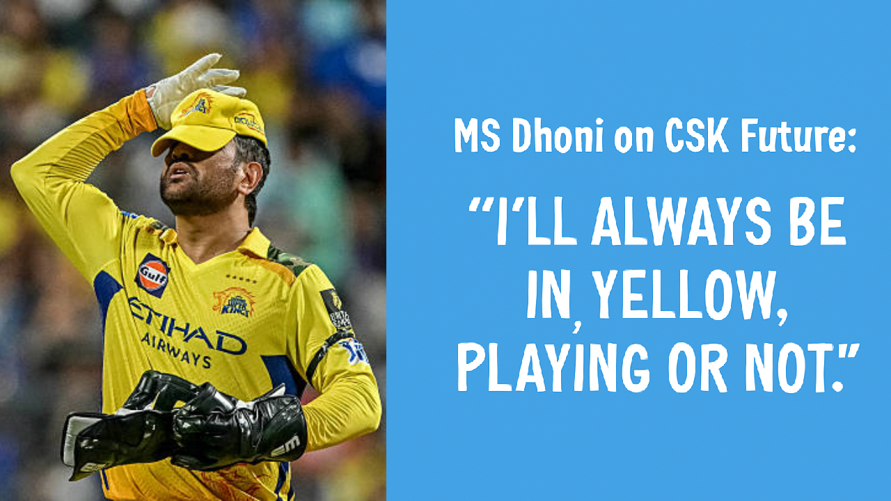 MS Dhoni on CSK Future: “I’ll Always Be in Yellow, Playing or Not”