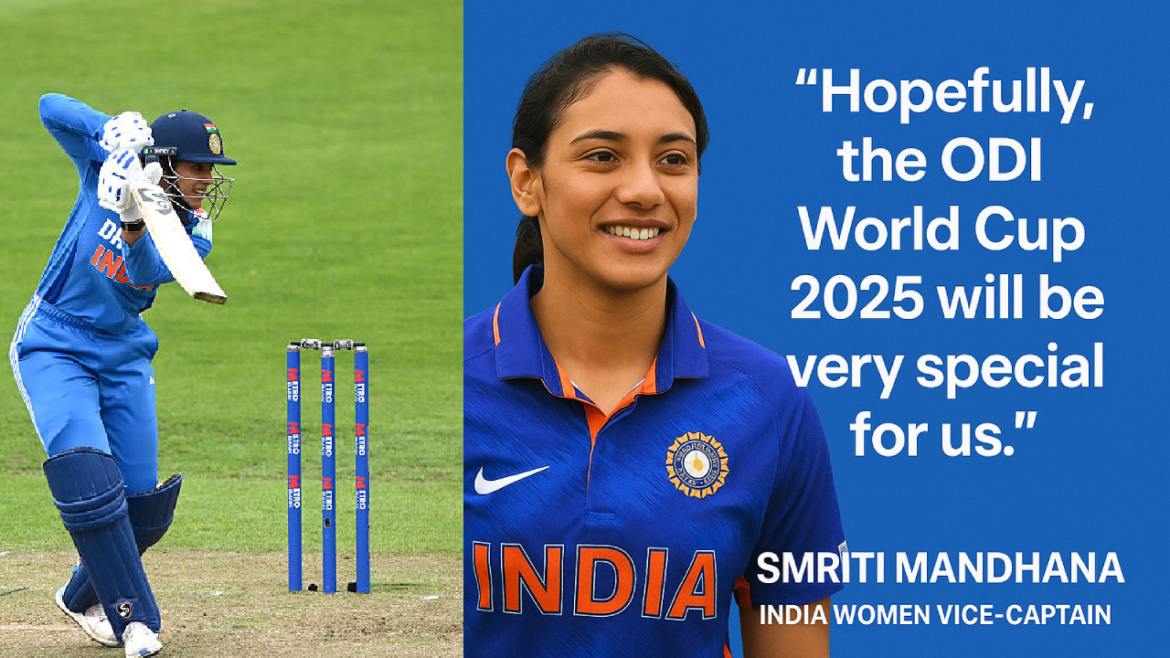 Smriti Mandhana: Hopefully, the ODI World Cup 2025 will be very special for us.