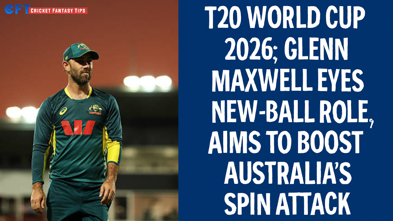 T20 World Cup 2026: Glenn Maxwell Eyes New-Ball Role, Aims to Boost Australia's Spin Attack