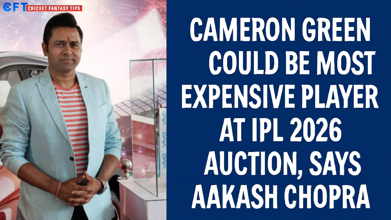 Cameron Green Could Be Most Expensive Player at IPL 2026 Auction, Says Aakash Chopra