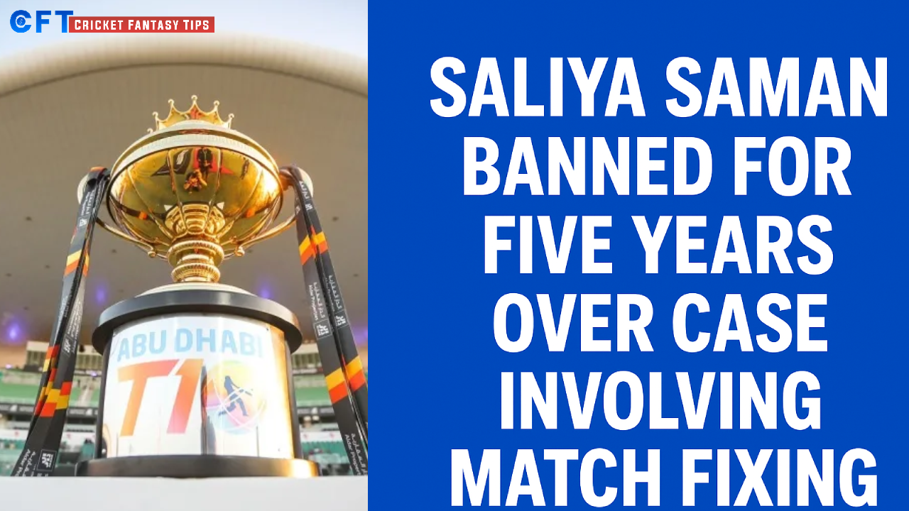 Saliya Saman banned for five years over case involving match fixing
