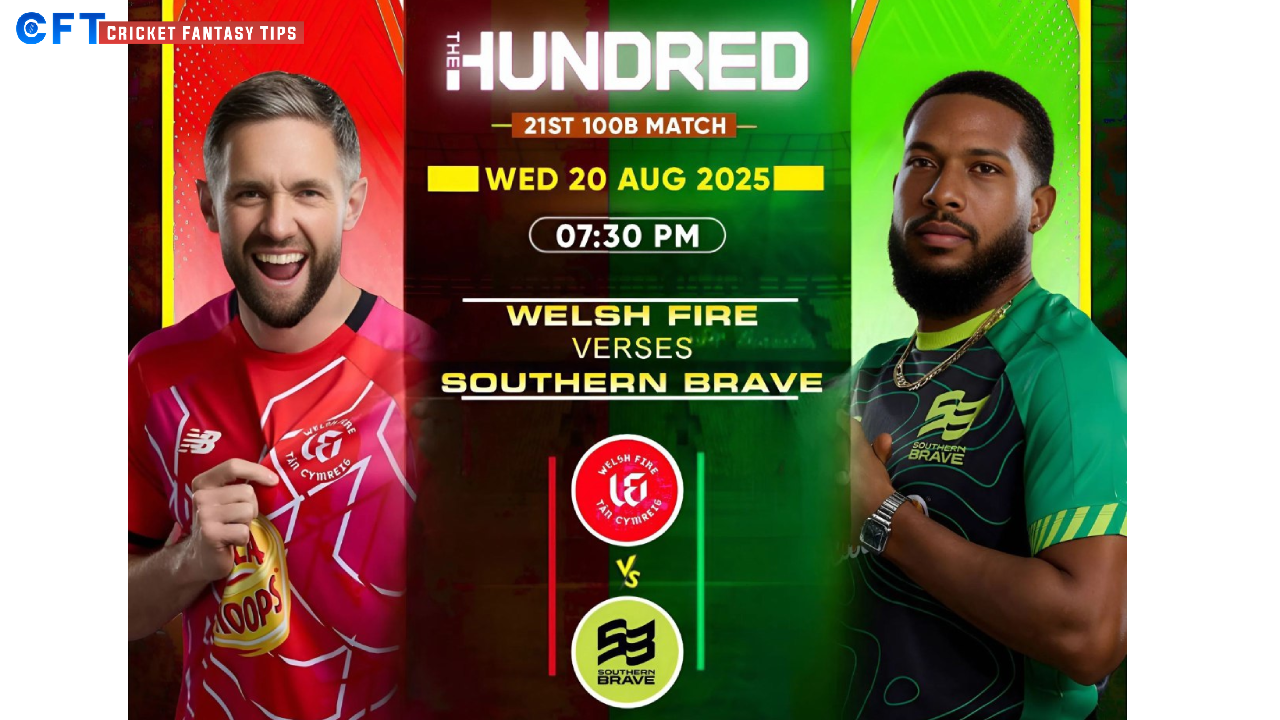 WEF vs SOB Dream11 Prediction Today Match, Dream11 Team Today, Fantasy Cricket Tips, Playing XI, Pitch Report,& Injury Updates- The Hundred Competition 2025, 21st Match,20 August.