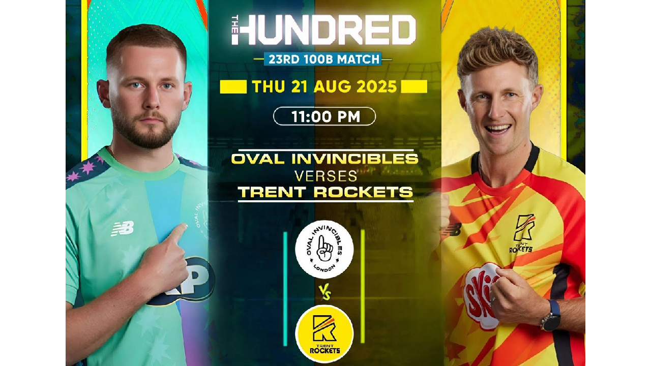 OVI vs TRT Dream11 Prediction Today Match, Dream11 Team Today, Fantasy Cricket Tips, Playing XI, Pitch Report,& Injury Updates- The Hundred Competition 2025, 23rd Match,21 August.