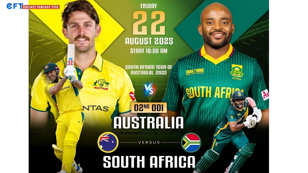 AUS vs SA Dream11 Prediction Today Match, Dream11 Team Today, Fantasy Cricket Tips, Playing XI, Pitch Report,-South Africa Tour of Australia 2025, 2ND ODI