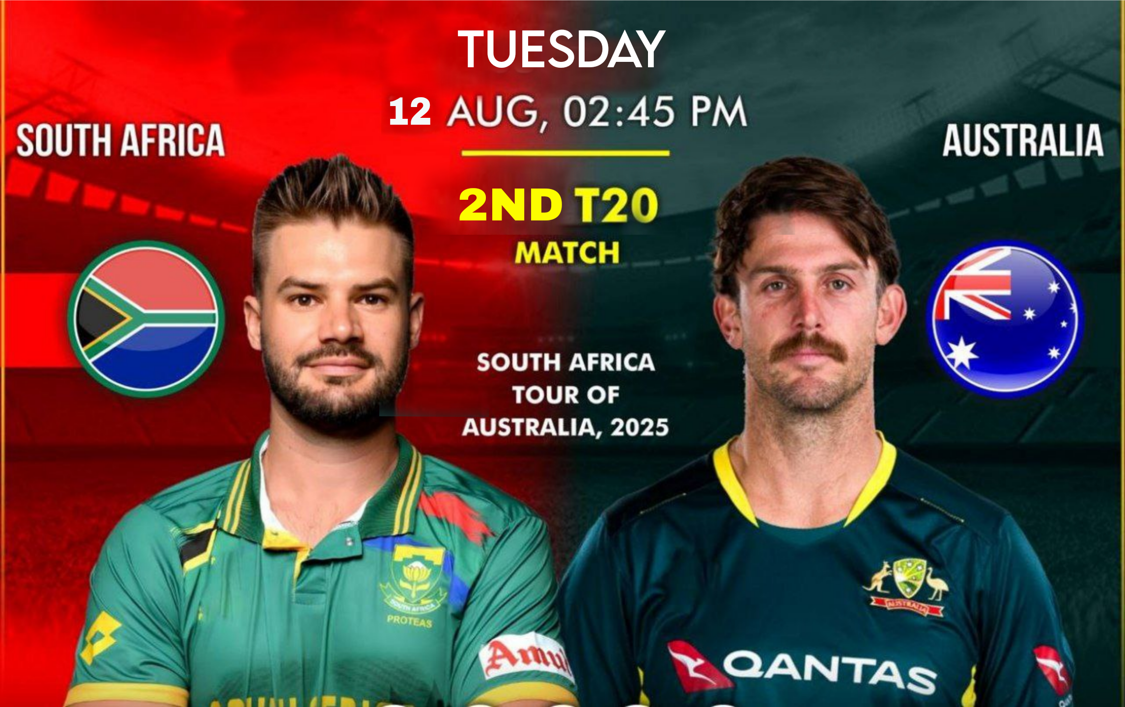 AUS vs SA Dream11 Prediction Today Match, Dream11 Team Today, Fantasy Cricket Tips, Playing XI, Pitch Report,-South Africa Tour of Australia 2025, 2ND T20i