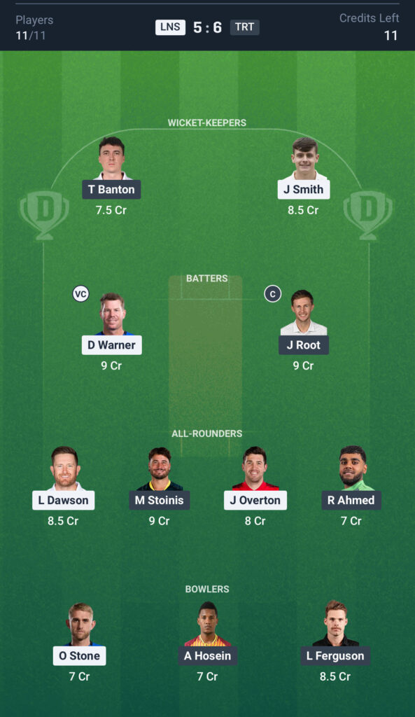 LNS vs TRT 13th Match Dream11 Prediction Today Match, Dream11 Team Today, Fantasy Cricket Tips, Playing XI, Pitch Report,& Injury Updates- The Hundred Competition 2025, 14 August